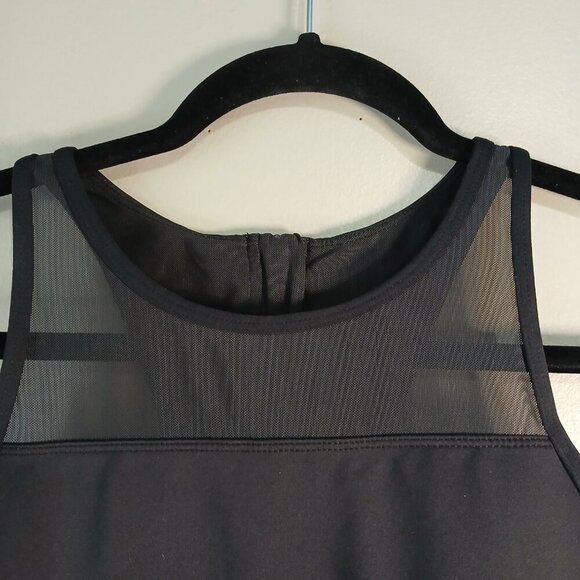 ZYLA ACTIVE ALL STAR ONE MORE REP SPORTS BRA, MESH ZIP,  BLACK SIZE MED - Picture 5 of 6